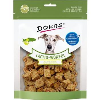 Dokas - Kocky z lososa s goji a matchou 150 g (4251276203121)