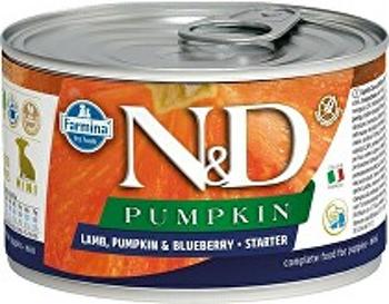 N&D DOG PUMPKIN Starter Lamb & Blueberry Mini 140g + Množstevná zľava 1+1