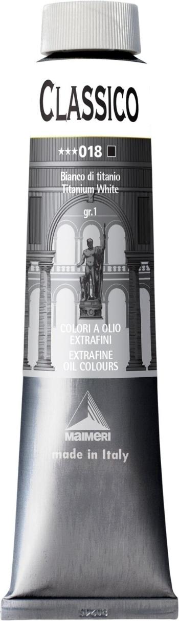 Maimeri Classico Olejová farba Titanium White 200 ml 1 ks