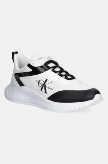 Tenisky Calvin Klein Jeans EVA RUNNER LOW LACE ML MIX biela farba, YM0YM00968
