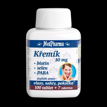 MEDPHARMA Kremík 30mg+Biotín+Selén+PABA 107 tablet