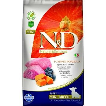 N&D grain free pumpkin dog puppy mini lamb & blueberry 2,5 kg (8010276033239)