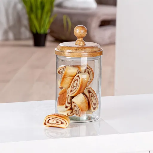 Gilde Skleněná dóza Presa, 21 cm