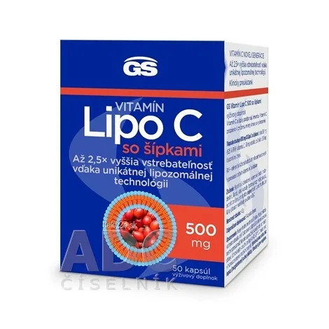 GS Vitamín Lipo C 500 mg so šípkami