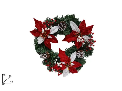 MAKRO - Veniec vánoční 46cm