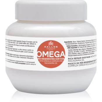 Kallos KJMN Professional Omega vyživujúca maska na vlasy s omega-6 komplexom a makadamia olejom 275 ml