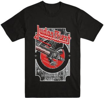 Judas Priest Tričko Silver and Red Vengeance Unisex Black S