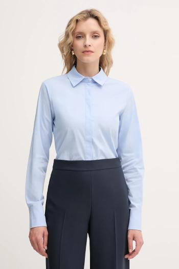 Košeľa MAX&Co. modrá farba, slim, s klasickým golierom, 2528116014200