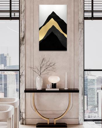 Obrazy na plátne - PREMIUM ART – Abstrakt Hory Zľava 60 % 50x80 cm