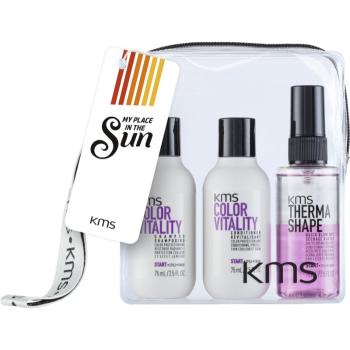 KMS Color Vitality Travel Pack cestovná sada na vlasy