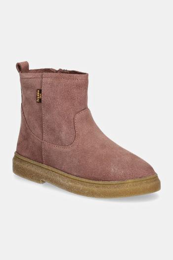 Poltopánky Froddo WRENY WOOL TEX ružová farba, G2160081