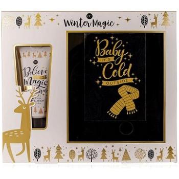 ACCENTRA Winter Magic set telové mlieko a pletený šál (4015953660498)