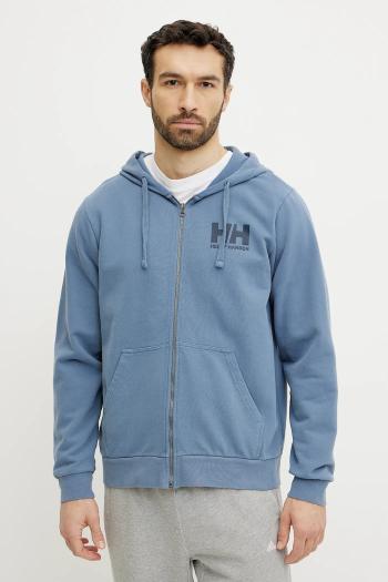 Bavlnená mikina Helly Hansen HH LOGO pánska, s kapucňou, s potlačou, 30393