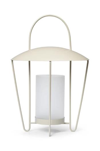 Lucerna ferm LIVING Abri Lantern béžová farba