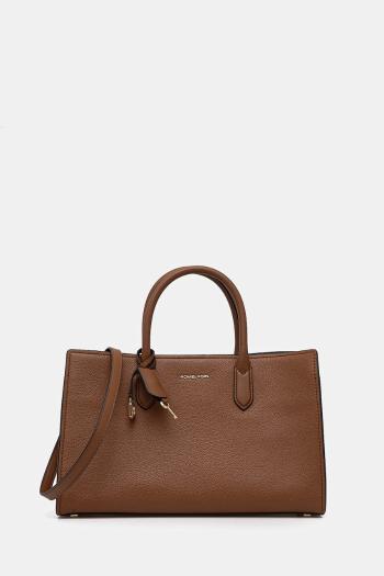 Kožená kabelka MICHAEL Michael Kors hnedá farba, 30F4GETS2L
