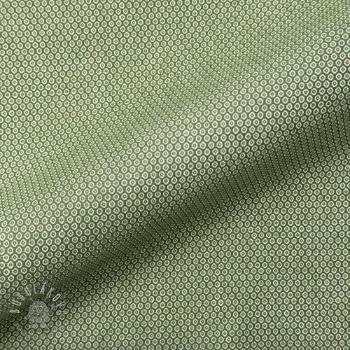 Dekoračná látka DOBBY Coloured Dot jungle green