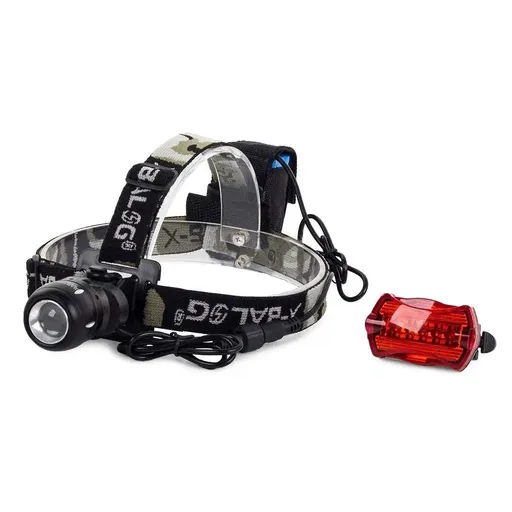 Súprava osvetlenia Bailong BL-B06B na bicykel/koležku, prednú aj zadnú