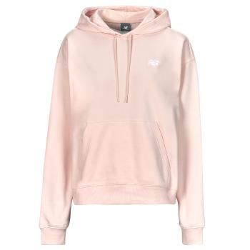 New Balance  FRENCH TERRY SMALL LOGO HOODIE  Mikiny Ružová