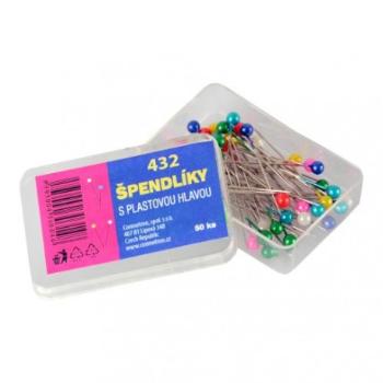 Špendlíky plast mix farieb 50ks