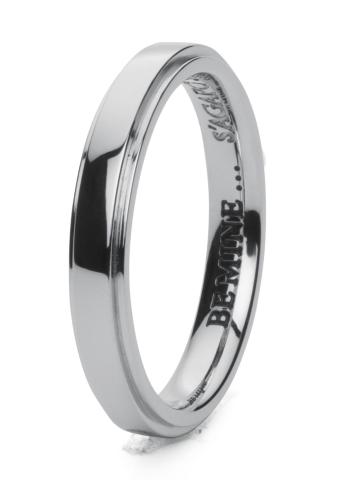 S'Agapõ Oceľový snubný prsteň pre ženy For Love SFV33 52 mm