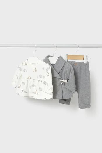 Sada pre bábätká Mayoral Newborn šedá farba, 2561