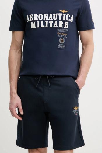 Šortky Aeronautica Militare pánske, tmavomodrá farba, BF017F459
