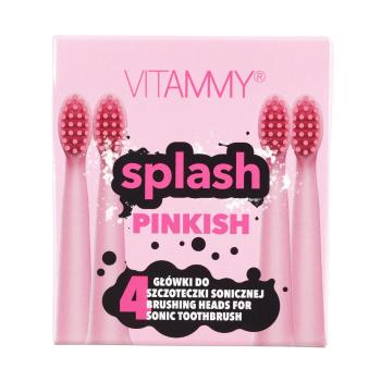 VITAMMY SPLASH, NAHRADNE NASADY NA ZUBNE KEFKY SPLASH, RUZOVA, 4 KS