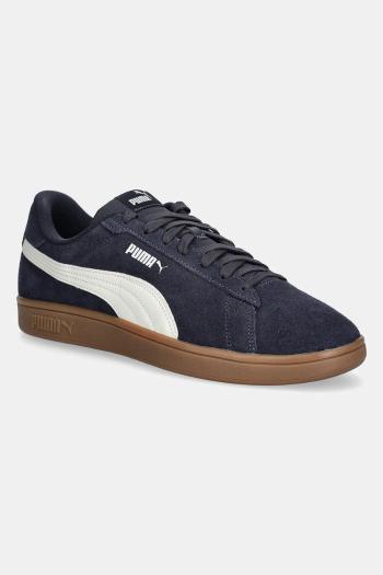 Semišové tenisky Puma PUMA Smash 3.0 tmavomodrá farba