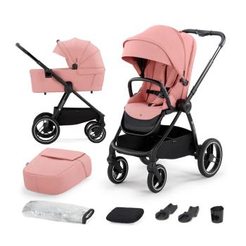 KINDERKRAFT Kočík kombinovaný Nea 2v1 Ash Pink, Premium,KINDERKRAFT SELECT Kočík kombinovaný Nea 2v1 Ash Pink, Premium