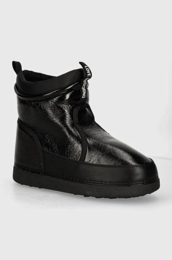 Snehule Love Moschino čierna farba, JA24072G1LISD000