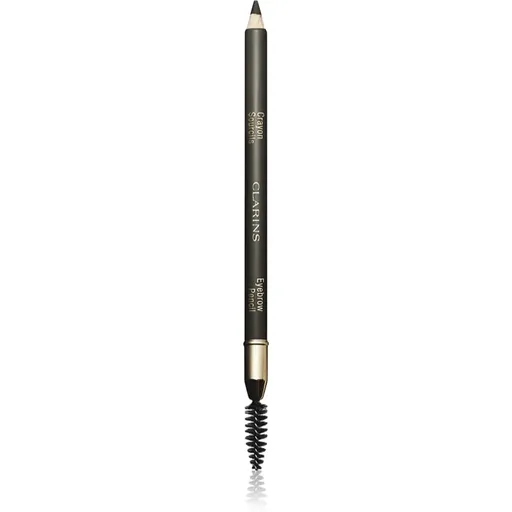 Clarins Eyebrow Crayon Sourcils ceruzka na obočie s kefkou odtieň 01 - Dark Brown 1.1 g