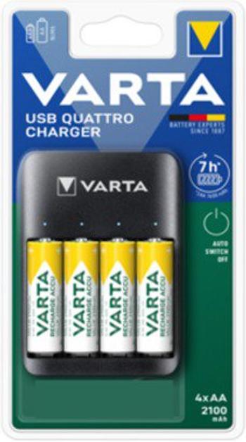 VARTA nabíjačka Quattro USB Charger + 4 AA 2 100 mAh R2U (57652101451)