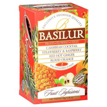 BASILUR Fruit infusions assorted volume II. ovocný čaj 25 vrecúšok