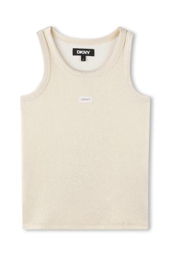 Detský top Dkny zlatá farba, D62286