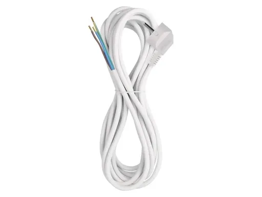 EMOS | S14375 | Flexo šnúra PVC 3× 0,75mm2, 5m, biela