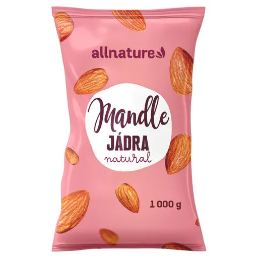 ALLNATURE Mandle jadrá natural 1000 g