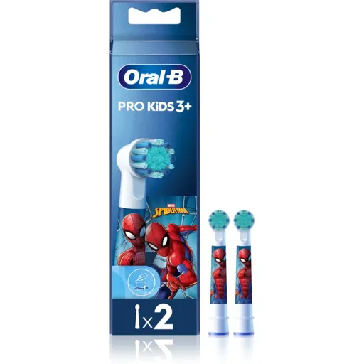 Oral-B PRO Kids 3+ náhradné hlavice na zubnú kefku Spiderman 2 ks