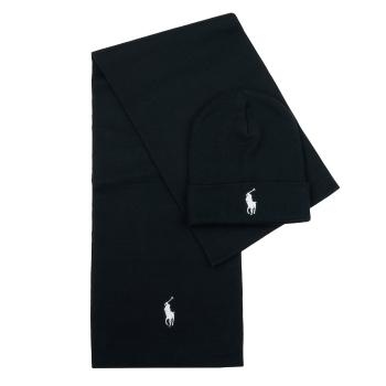 Polo Ralph Lauren  HATSCARFSET-HAT  Čiapky Čierna