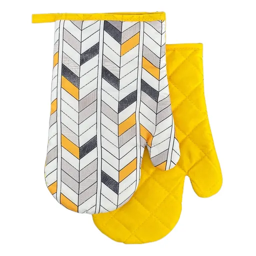 MAKRO - Chňapka s magnetom GEO 2ks žltošedá