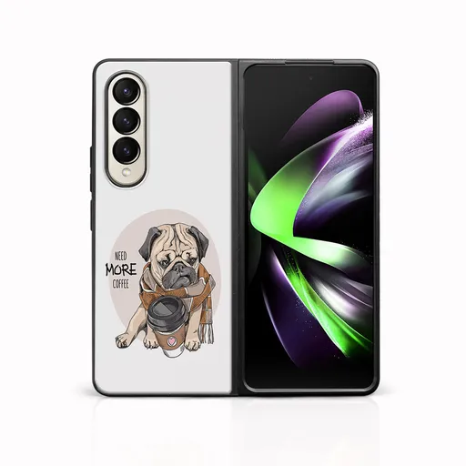 MY ART Ochranný kryt pre Samsung Galaxy Z Fold4 5G MORE COFFEE (184)