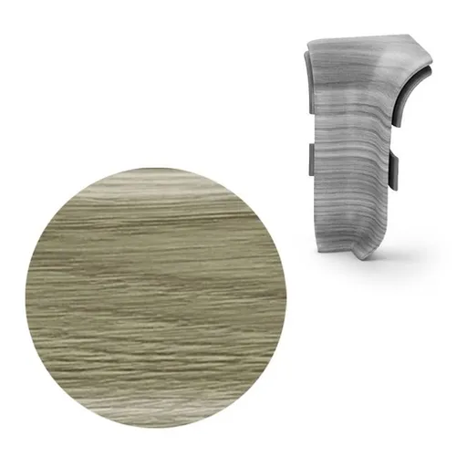 Vnitřní roh k soklu Naturel urban legend , PVC dĺžka 0,5 cm, výška hrany 56 mm, NATNGTW90