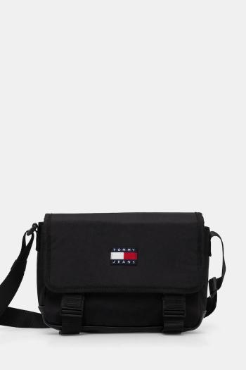 Malá taška Tommy Jeans čierna farba, AM0AM13326