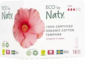 ECO BY NATY Tampóny dámske Super 18 ks