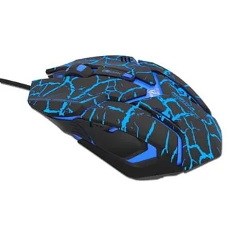 E-blue Myš Auroza Gaming EMS639BCCZ-IU, 4000DPI, optická, 6tl., drátová USB, černá, herní