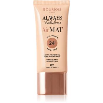 Bourjois Air Mat zmatňujúci make-up odtieň 02 Vanilla 30 ml