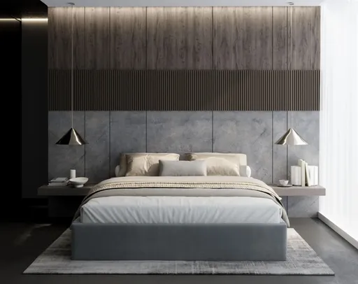 FDM Čalúnená manželská posteľ ORLANDO | 180 x 200 cm Farba: Sivá