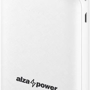 AlzaPower Onyx 10 000 mAh USB-C biela (APW-PBO10CW)