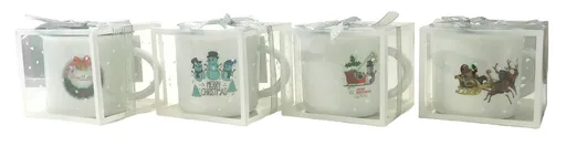 MAKRO - Hrnček keramický vianočný 140ml rôzne dekory