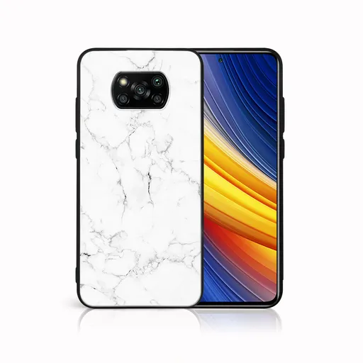 MY ART Ochranný kryt Xiaomi Poco X3 NFC / X3 Pro -WHITE MARBLE (144)