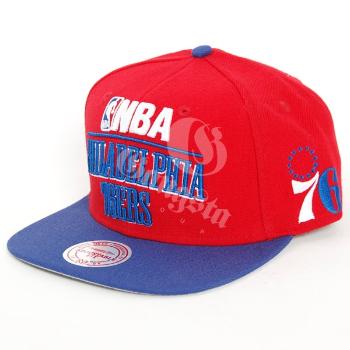 Mitchell & Ness Philadelphia 76`ers Media 2T Snapback Cap - UNI